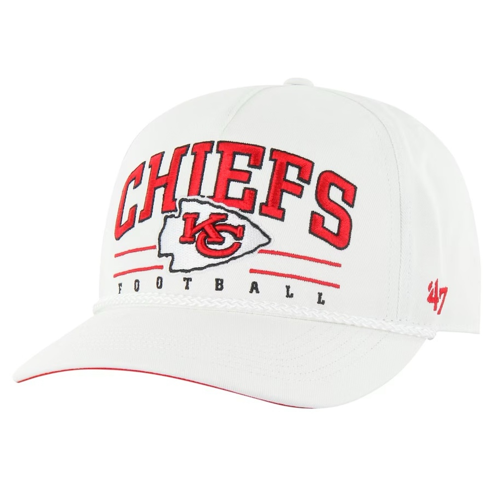 Kansas City Chiefs '47 Roscoe Hitch Rope Adjustable Hat - White